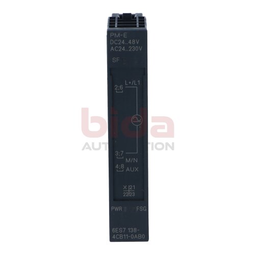 Siemens 6ES7138-4CB11-0AB0 / 6ES7 138-4CB11-0AB0  SIMATIC DP, Powermodul PM-E f&uuml;r ET 200S, DC 24-48V, AC 24-230V