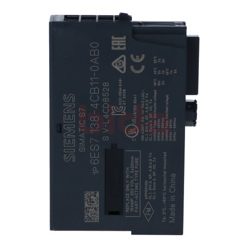 Siemens 6ES7138-4CB11-0AB0 / 6ES7 138-4CB11-0AB0  SIMATIC DP, Powermodul PM-E f&uuml;r ET 200S, DC 24-48V, AC 24-230V
