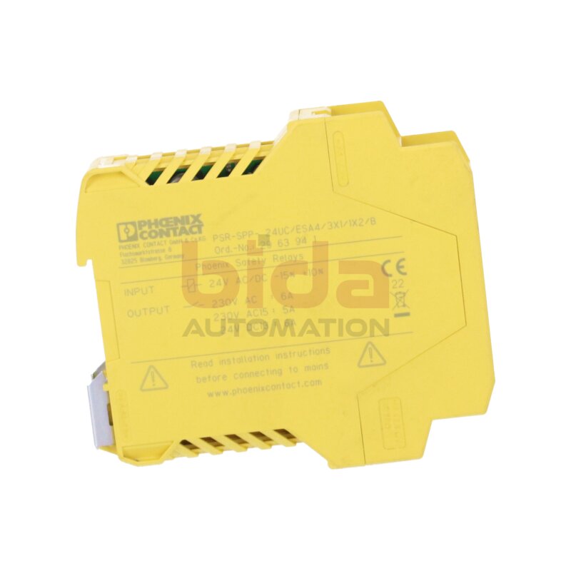Phoenix Contact PSR-SPP-24UC/ESA4/3X1/1X2/B (2963941) Sicherheitsrelais Safety relay