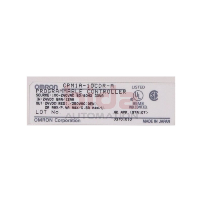 Omron CPM1A-10CDR-A SYSMAC Programmierbare Steuerung Programmable controller