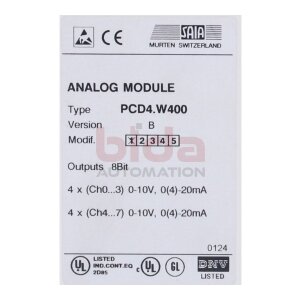 Saia PCD4.W400 Analog Module