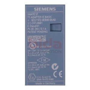 Siemens 6ES7972-0EB00-0XA0 SIMATIC S7 TS Adapter IE Basic...