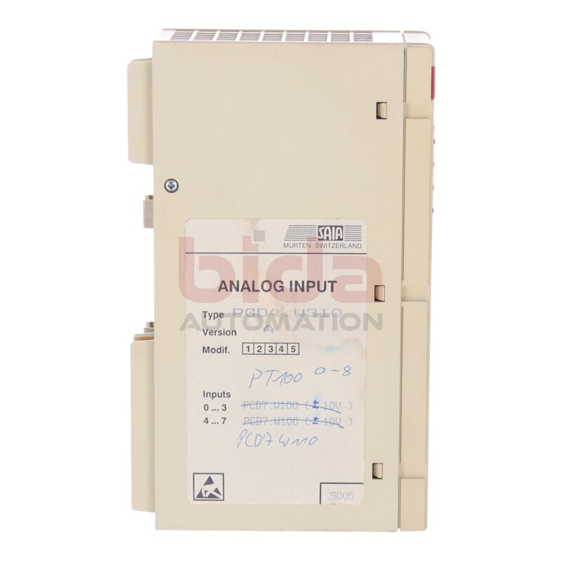 SAIA PCD4.W310 Analoges Eingangsmodul Analog input