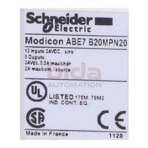 Schneider Modicon ABE7 B20MPN20 Anschlussblock Connection...