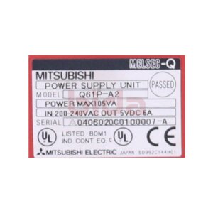 Mitsubishi Q61P-A2 Stromversorgungseinheit Power supply unit