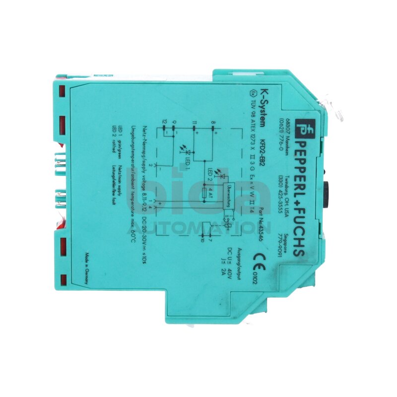 Pepperl+Fuchs KFD2-EB2 (43546) Einspeisebaustein Feed-in module
