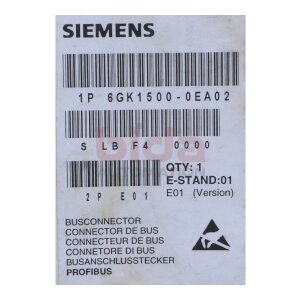 Siemens 6GK1500-0EA02 / 6GK1 500-0EA02 PROFIBUS...