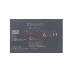 Siemens 6ES7322-1HF01-0AA0 / 6ES7 322-1HF01-0AA0 SIMATIC...