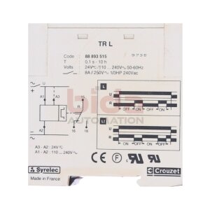 Crouzet TR L 88 893 515 Zeitrelais Time relay