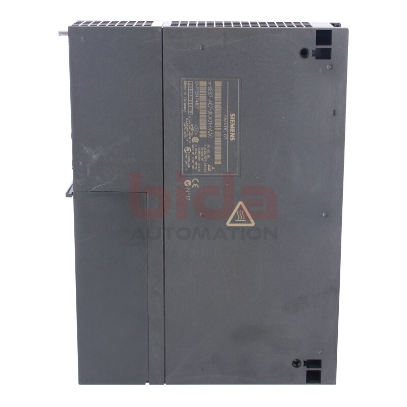 Siemens 6ES7407-0KA01-0AA0 / 6ES7407-0KA01-0AA0 SIMATIC S7-400, Stromversorgung PS407 10A,UC 120/230V,DC 5V/10A