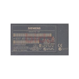 Siemens 6ES7407-0KA01-0AA0 / 6ES7407-0KA01-0AA0 SIMATIC...