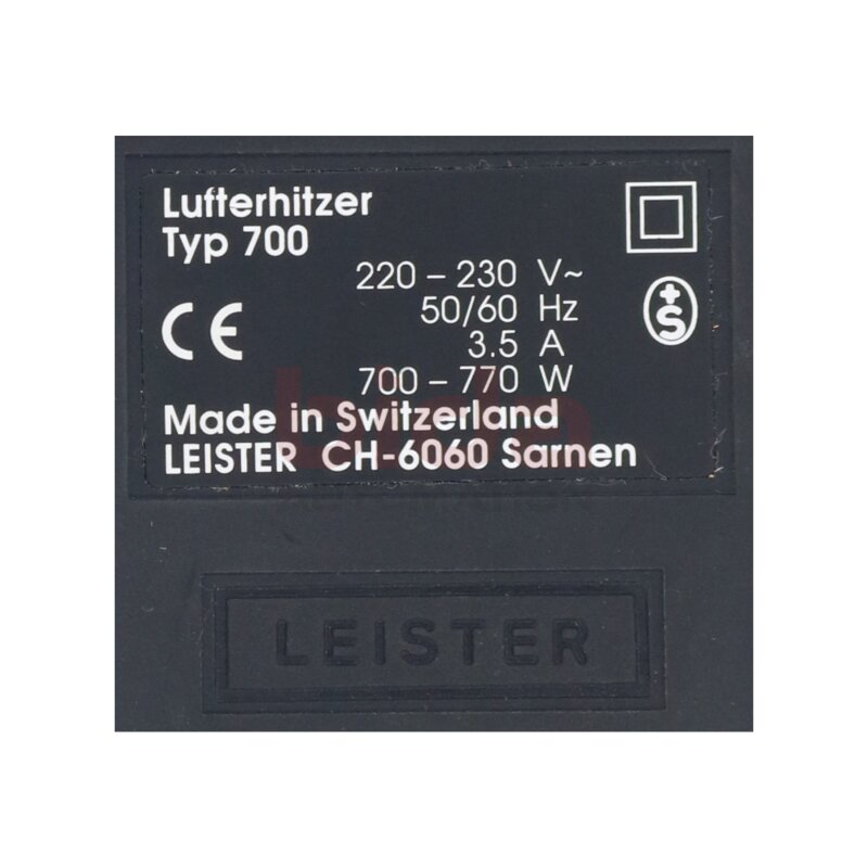 Leister Typ 700 Lufterhitzer Air Heater