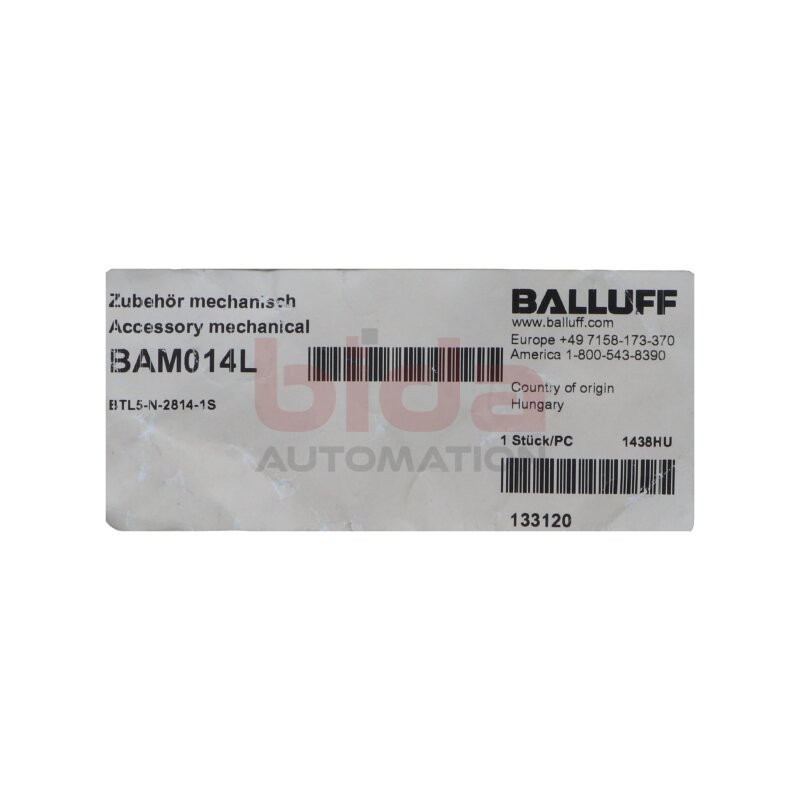 BALLUFF BAM014L (BTL5-N-2814-1S) Positionsgeber f&uuml;r Profilbauform Position sensor for profile design