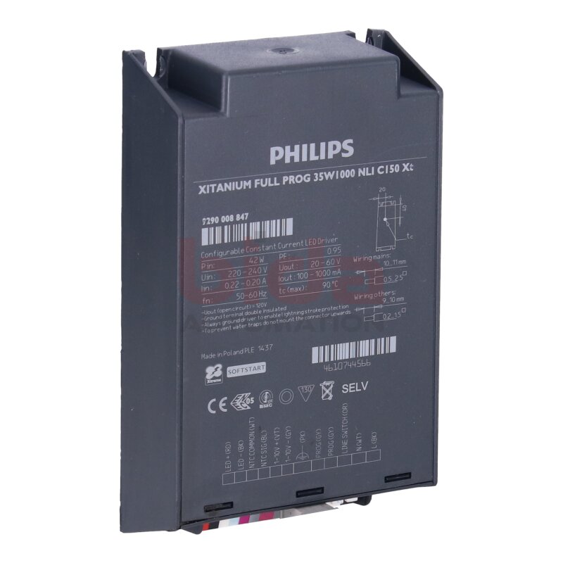 PHILIPS XITANIUM FULL PROG 35W1000 NLI CI50Xt