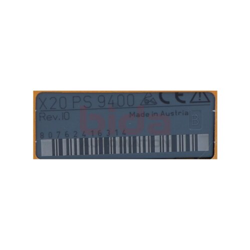 B&amp;R X20PS9400 / X20 PS 9400 Stromversorgungsmodul Power supply module