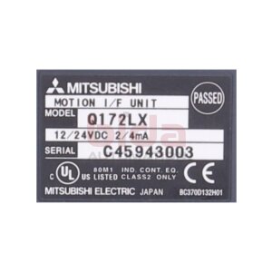 Mitsubishi Q172LX Eingabemodul / Input Modul 12 VDC / 24 VDC