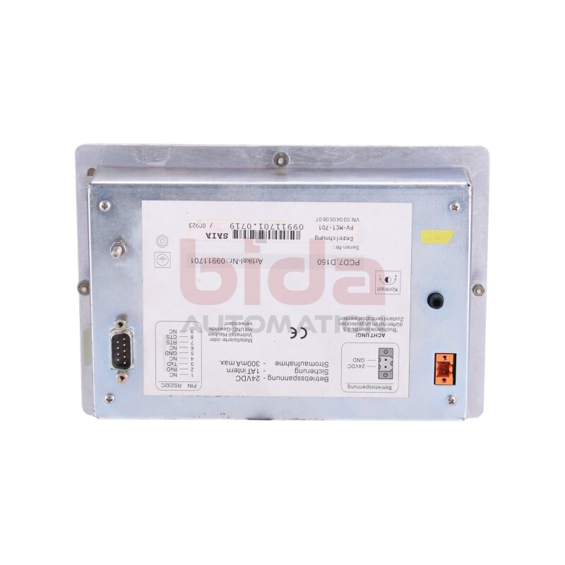 SAIA PCD7.D150 (09911701) Bedienpanel Operating panel