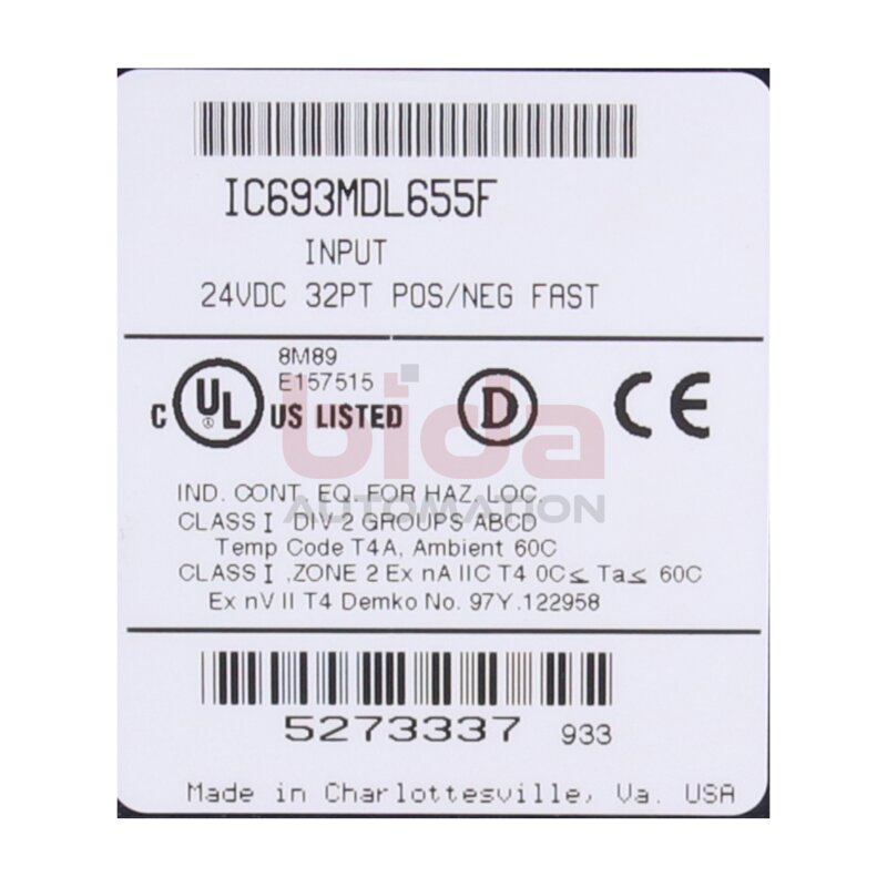 Fanuc IC693MDL655F Eingangsmodul Input Module
