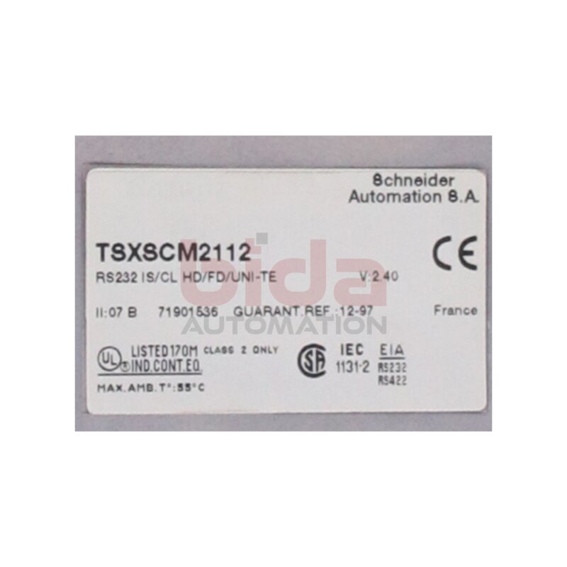 Schneider TSXSCM2112 (RS232) Kommunikationsmodul Communication Module