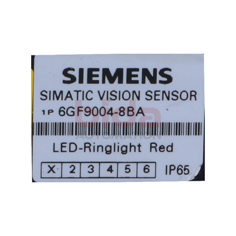 Siemens 6GF9004-8BA / 6GF9 004-8BA LED-Ringlicht rot diffus f&uuml;r SIMATIC VS100 LED Ring light, red diffuse