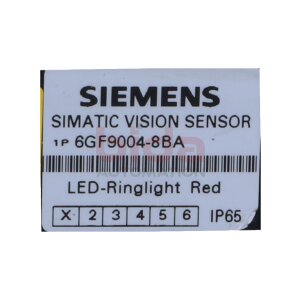 Siemens 6GF9004-8BA / 6GF9 004-8BA LED-Ringlicht rot...