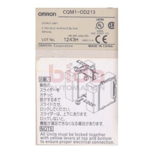 Omron CQM1-OD213 Transistor-Ausgangsmodul / transistor...