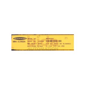 Banner MSE4024Y (45441) Mini-screen Lichtvorhang Light...