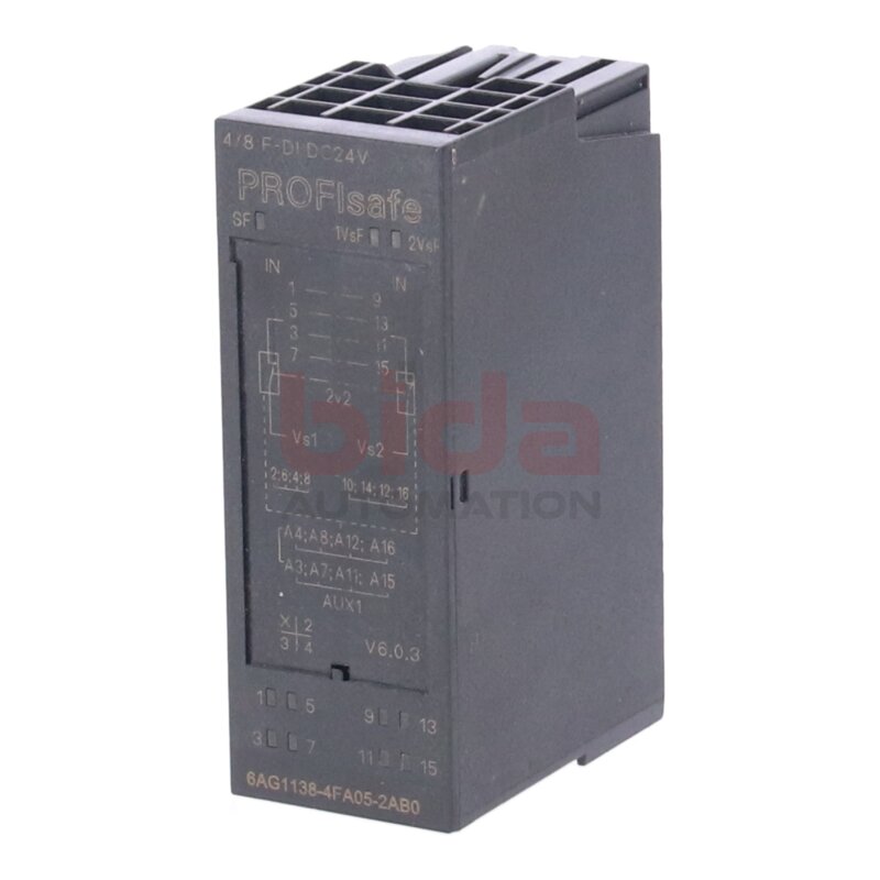 Siemens 6AG1138-4FA05-2AB0 / 6AG1 138-4FA05-2AB0 SIPLUS ET 200S EM F-DI Profisafe