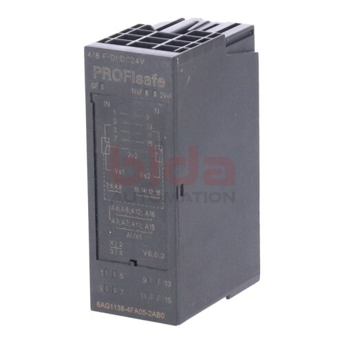 Siemens 6AG1138-4FA05-2AB0 / 6AG1 138-4FA05-2AB0 SIPLUS ET 200S EM F-DI Profisafe