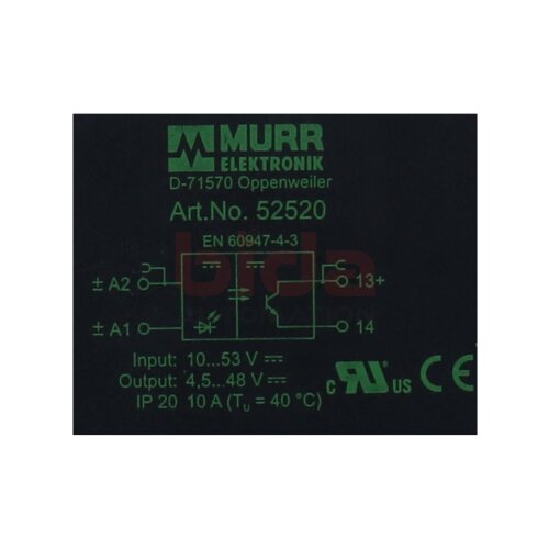 MURR ELEKTRONIK  52520  Optokopplermodul / optocoupler module 24 V