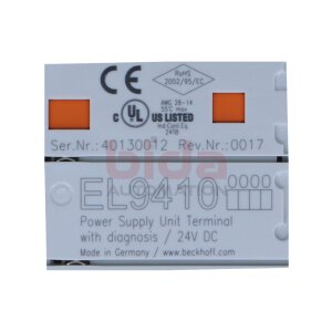 BECKHOFF EL9410 Netzteil-/Power‑Supply 24V
