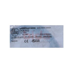 ifm OGE502 (OGE-FPKG) Einweg‑Lichtschranke / One-way...