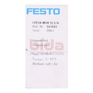 Festo CPE18-M1H-5J-1/4 (163143) Magnetventil / solenoid...
