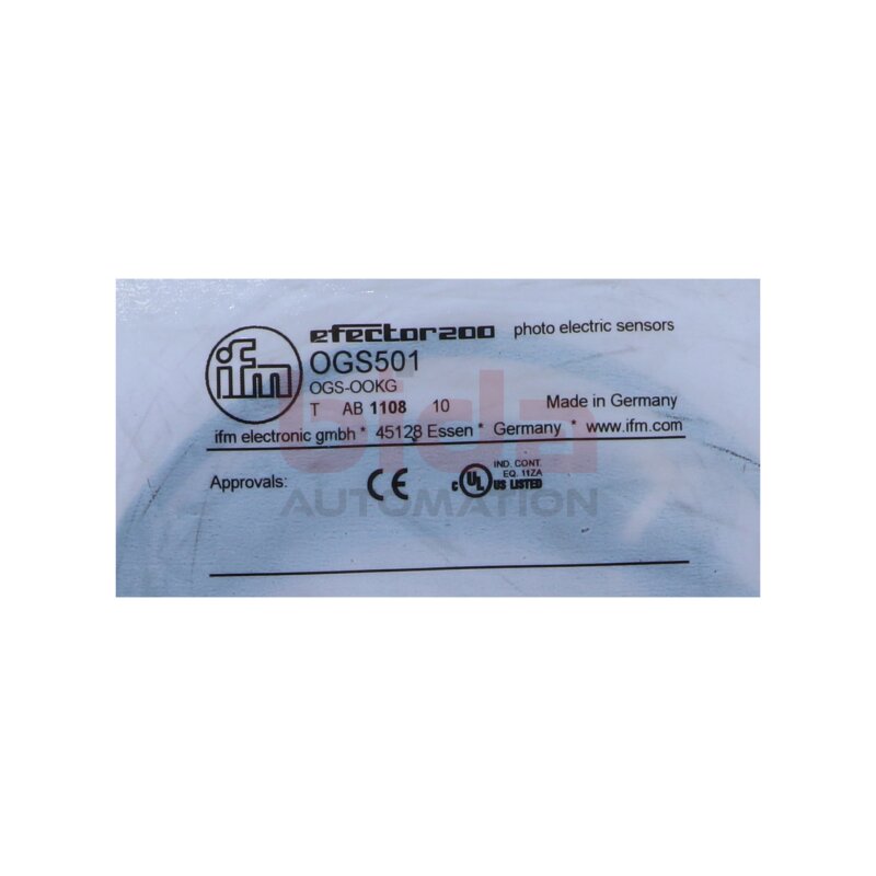 ifm OGE501 (OGS-OOKG) Einweg‑Lichtschranke / Through‑Beam Sensor 10 &hellip; 36 V DC