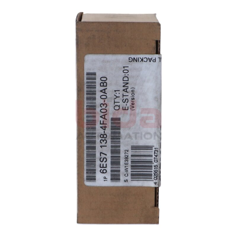 Siemens 6ES7138-4FA03-0AB0 / 6ES7 138-4FA03-0AB0 SIMATIC DP Elektronikmodul Electronic module