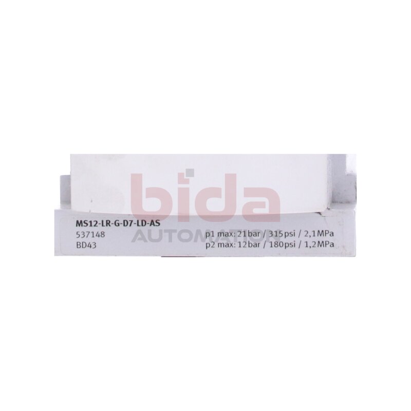 Festo MS12-LR-G-D7-LD-AS (537148) Druckregelventil Pressure control valve