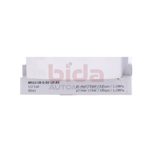 Festo MS12-LR-G-D7-LD-AS (537148) Druckregelventil Pressure control valve