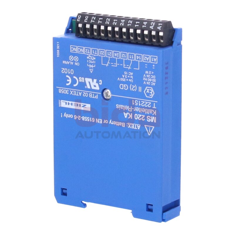 Ziehl MS 220 KA T 222151 Kaltleiter-Relais  / PTC thermistor relay 24V