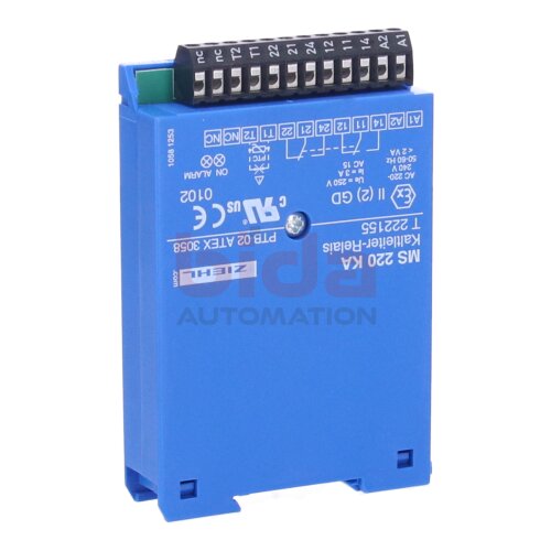 ZIEHL MS 220 KA T 222155 Kaltleiter-Relais / PTC thermistor relay 220-240V AC