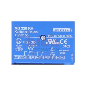 ZIEHL MS 220 KA T 222155 Kaltleiter-Relais / PTC...