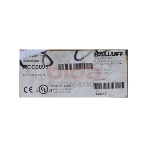 BALLUFF BCC0095 BKS-S 80-W-PU-05 Anschlussleitungen Connecting cables