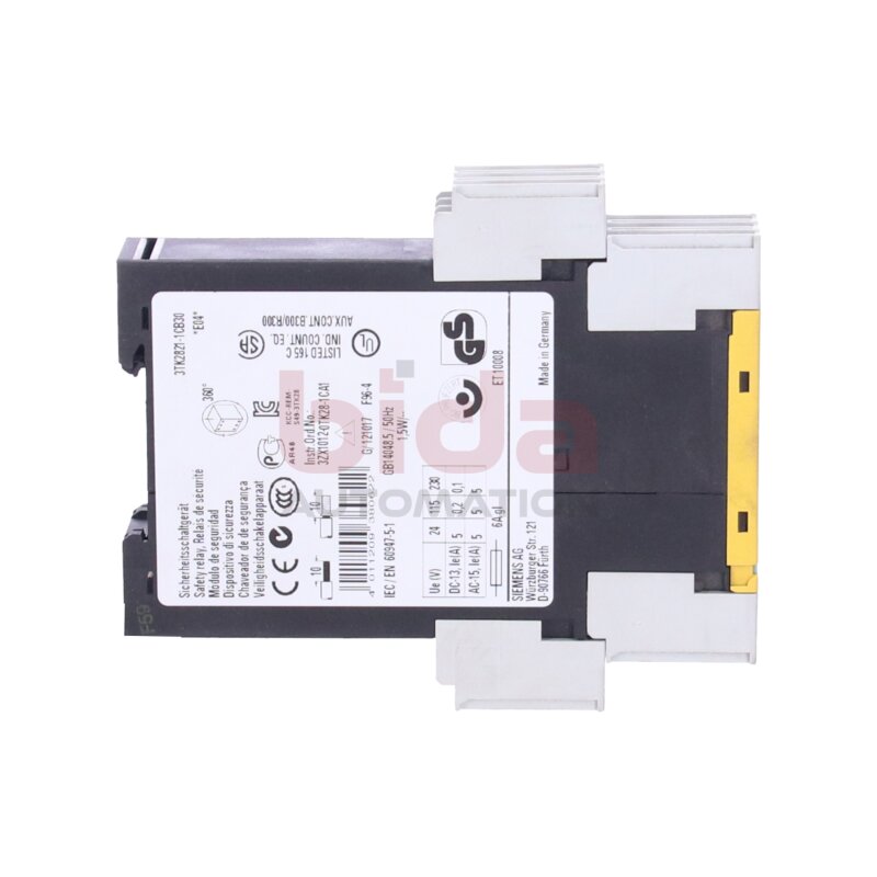 Siemens 3TK2821-1CB30 SIRIUS Sicherheitsschaltger&auml;t Safety relay