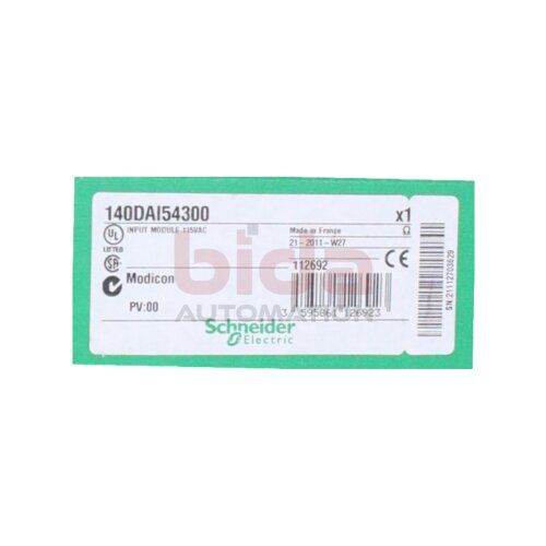 Schneider 140DAI54300 Diskretes Eingangsmodul / Discrete input module  115V AC