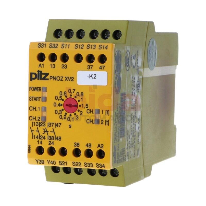 Pilz PNOZ XV2 3/24VDC 2n/o 2n/o t (774502) Zeitrelais Time relay