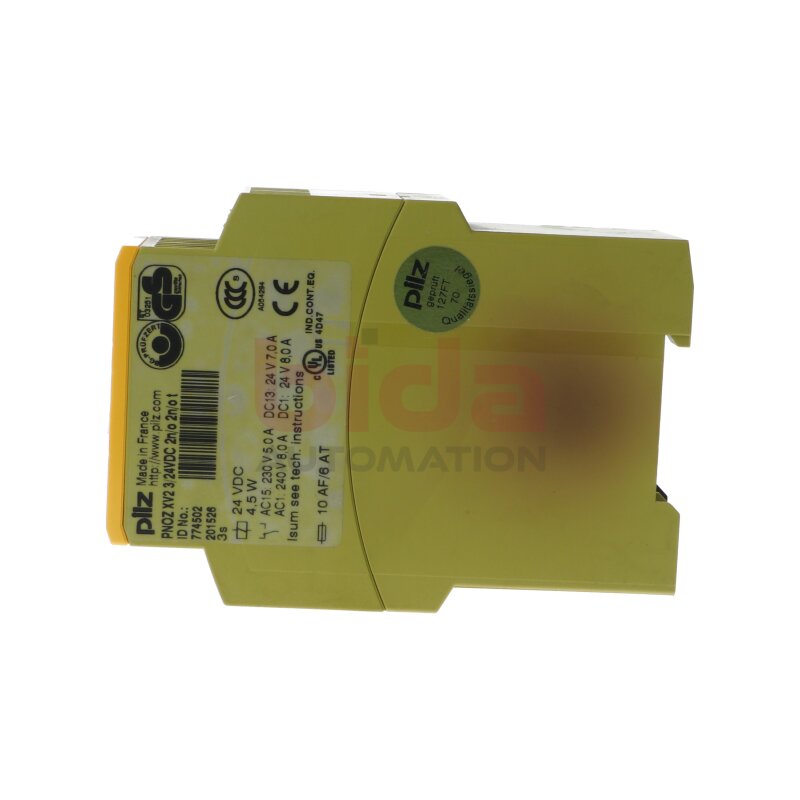 Pilz PNOZ XV2 3/24VDC 2n/o 2n/o t (774502) Zeitrelais Time relay