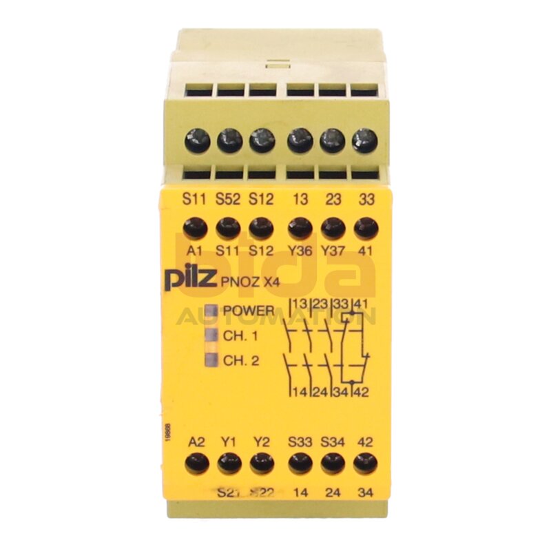 Pilz PNOZ XV2 3/24VDC 2n/o 2n/o t (774502) Zeitrelais Time relay