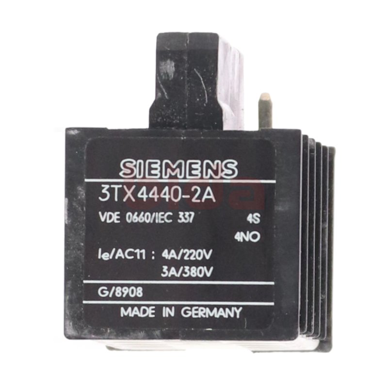 Siemens 3TX4440-2A Hilfsschalterblock Auxiliary Switch Block 220V 4A