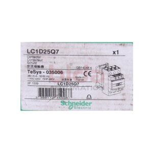 Schneider LC1D25Q7 (035006) Schütz Contactor