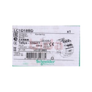 Schneider LC1D18BD (035477) Leistungsschütz Power...
