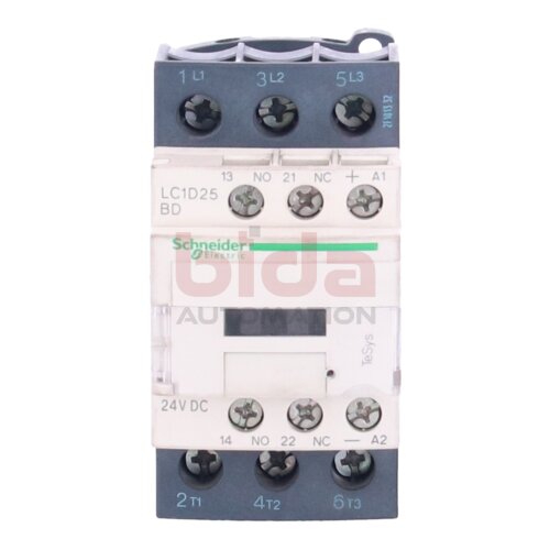 Schneider LC1D25BD Leistungssch&uuml;tz / power contactor 24V